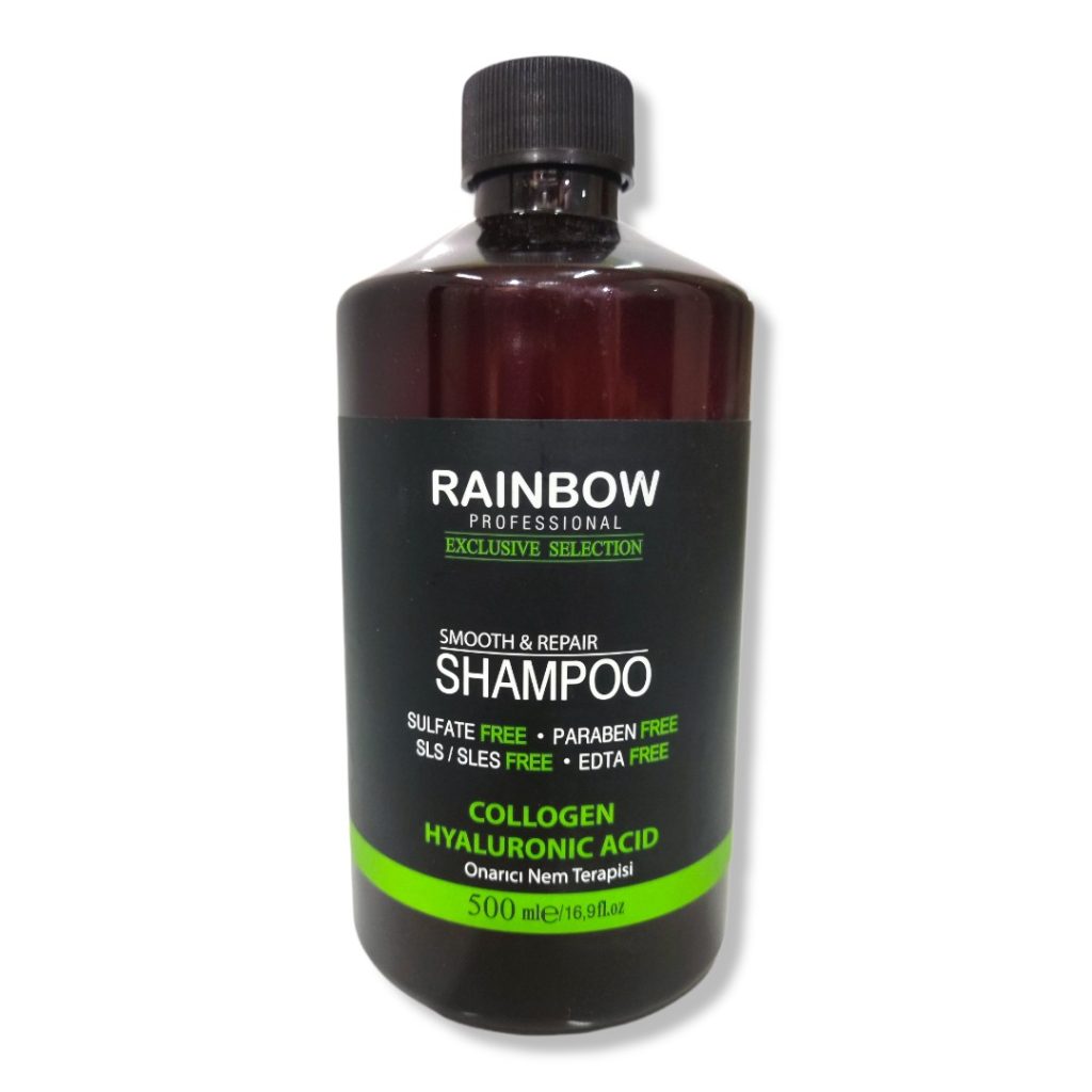 شامپو هیالورونیک اسید و کلاژن رینبو