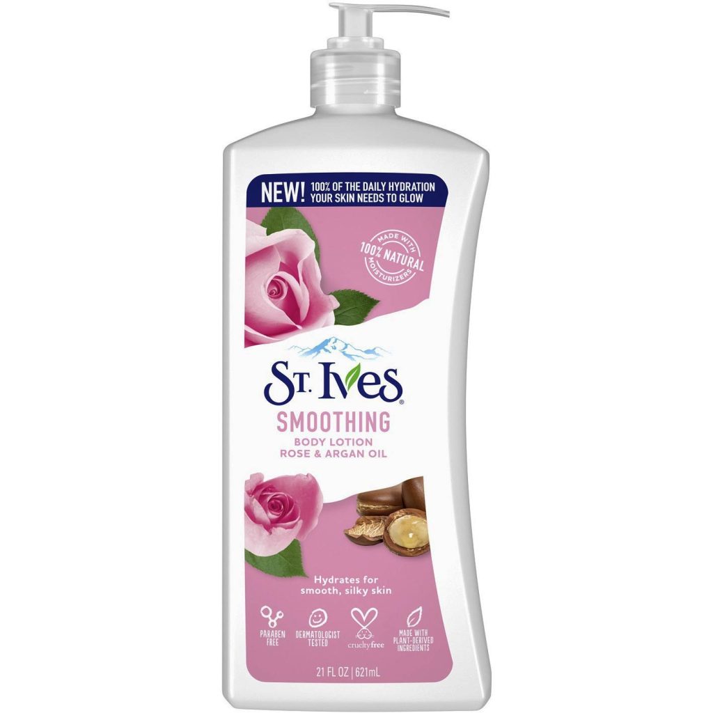 لوسیون بدن گل رز و روغن آرگان سنت ایوز