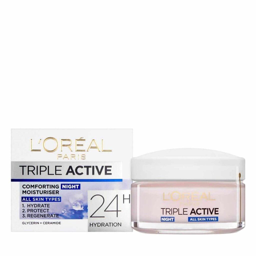 کرم تریپل اکتیو شب لورآل