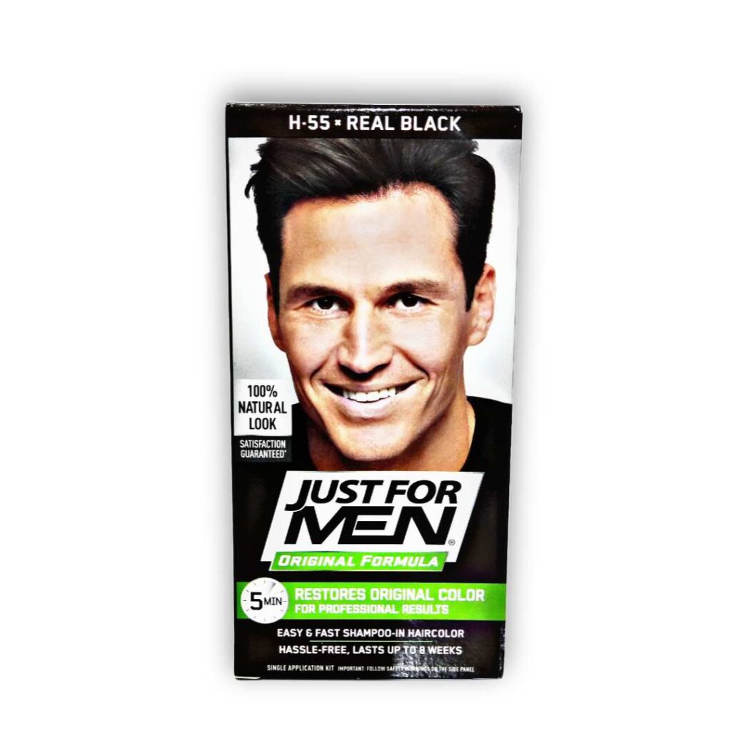 رنگ موی مردانه مشکی جاست فور من
