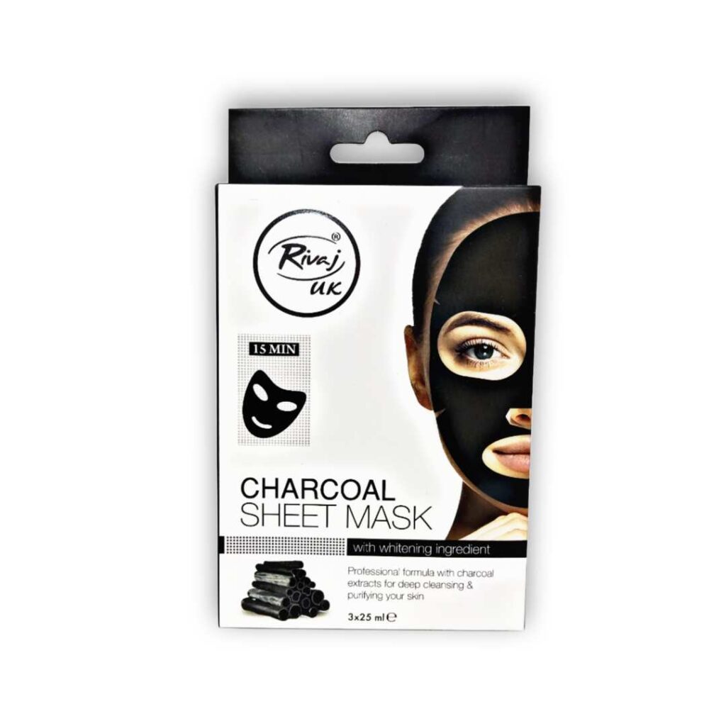 ماسک ورقه ای ذغال ریواج