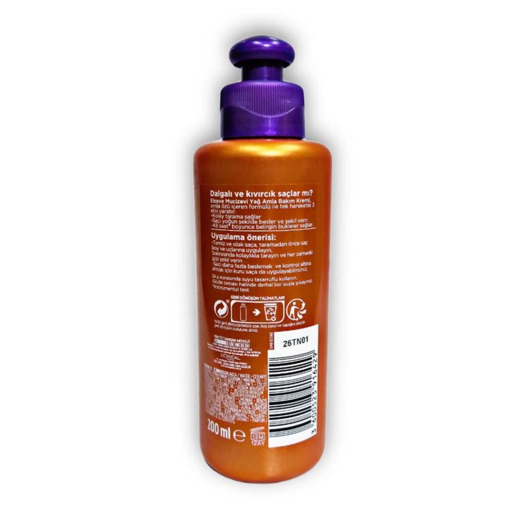 کرم مو بعد از حمام موی فر لورآل