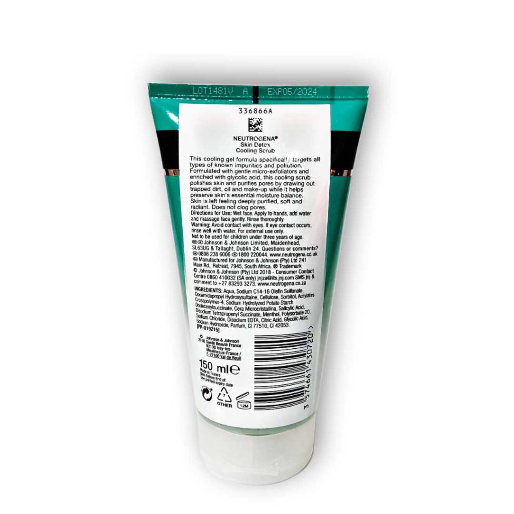 اسکراب سم زدایی پوست نوتروژینا