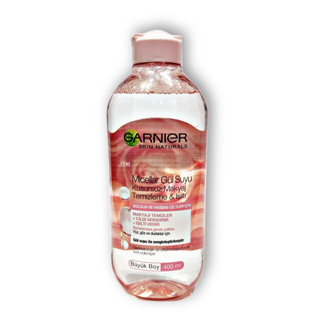 میسلار واتر حاوی عصاره گل رز گارنیر