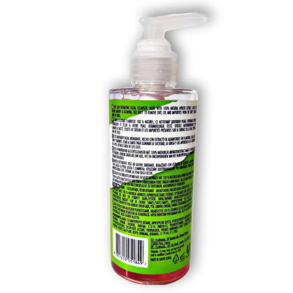 ژل شوینده صورت زردآلوی سنت ایوز