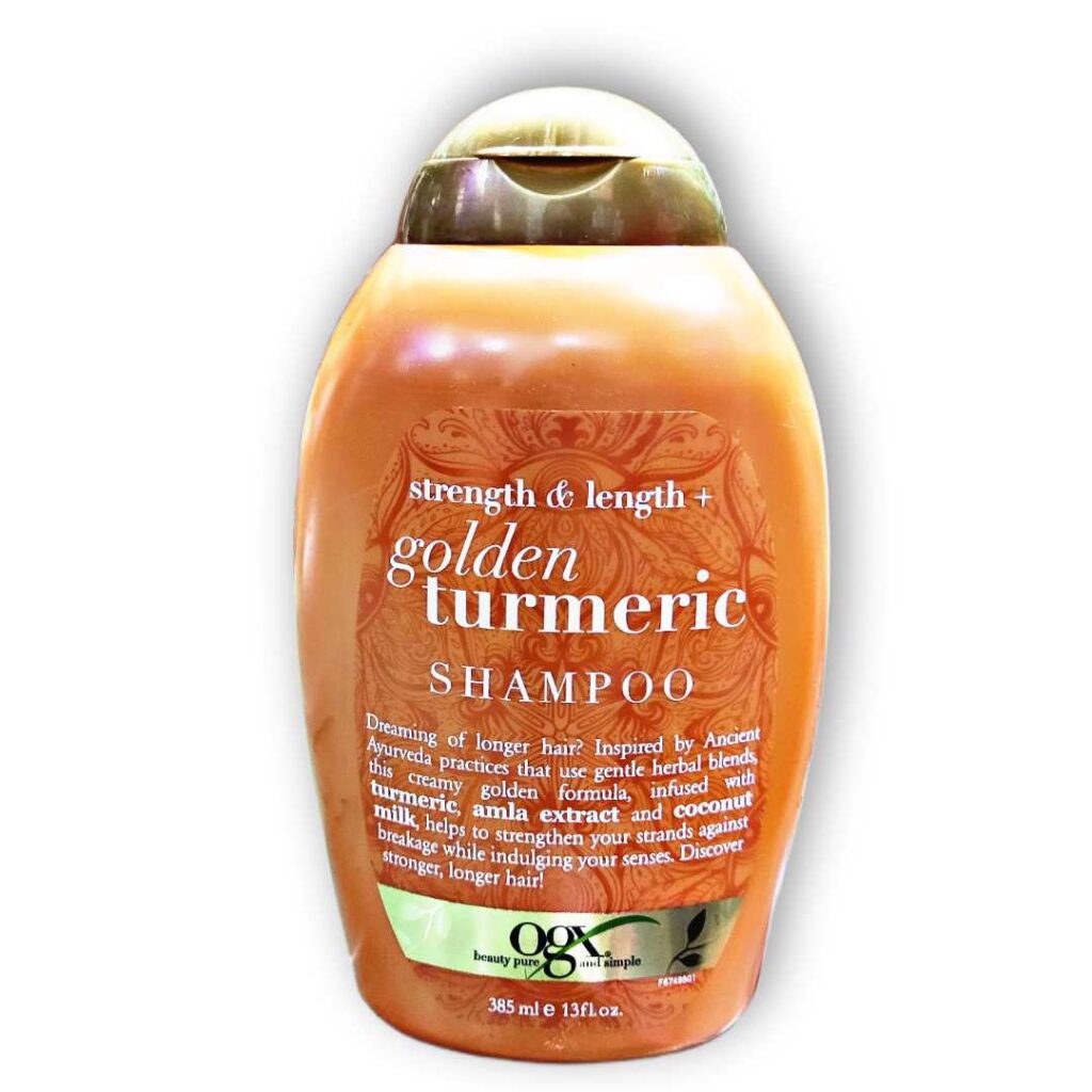 شامپو زردچوبه طلایی او جی ایکس