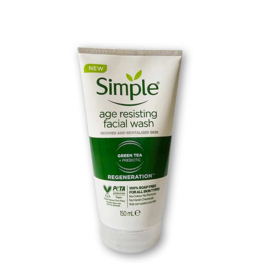 ژل شستشوی صورت ضد پیری سیمپل