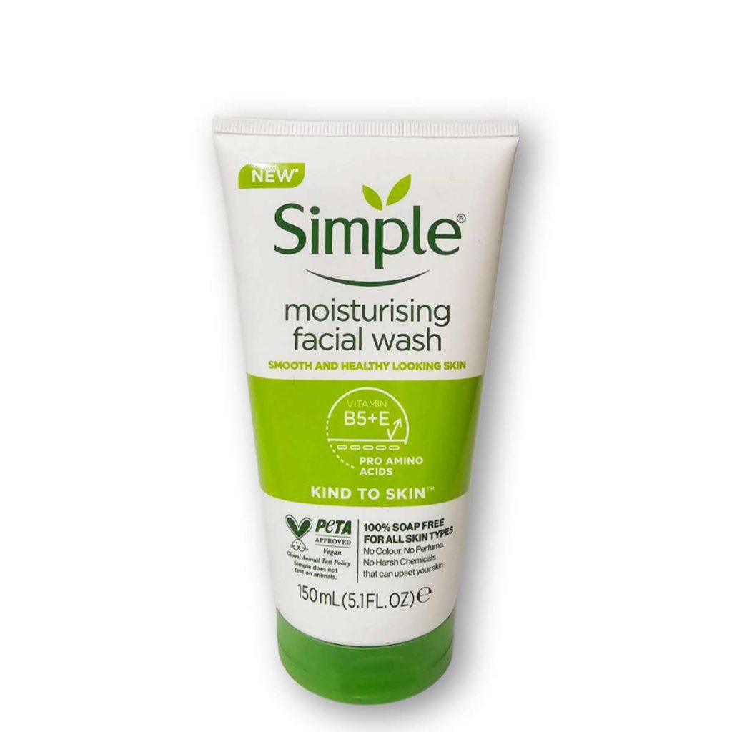 ژل شستشوی مرطوب کننده صورت سیمپل