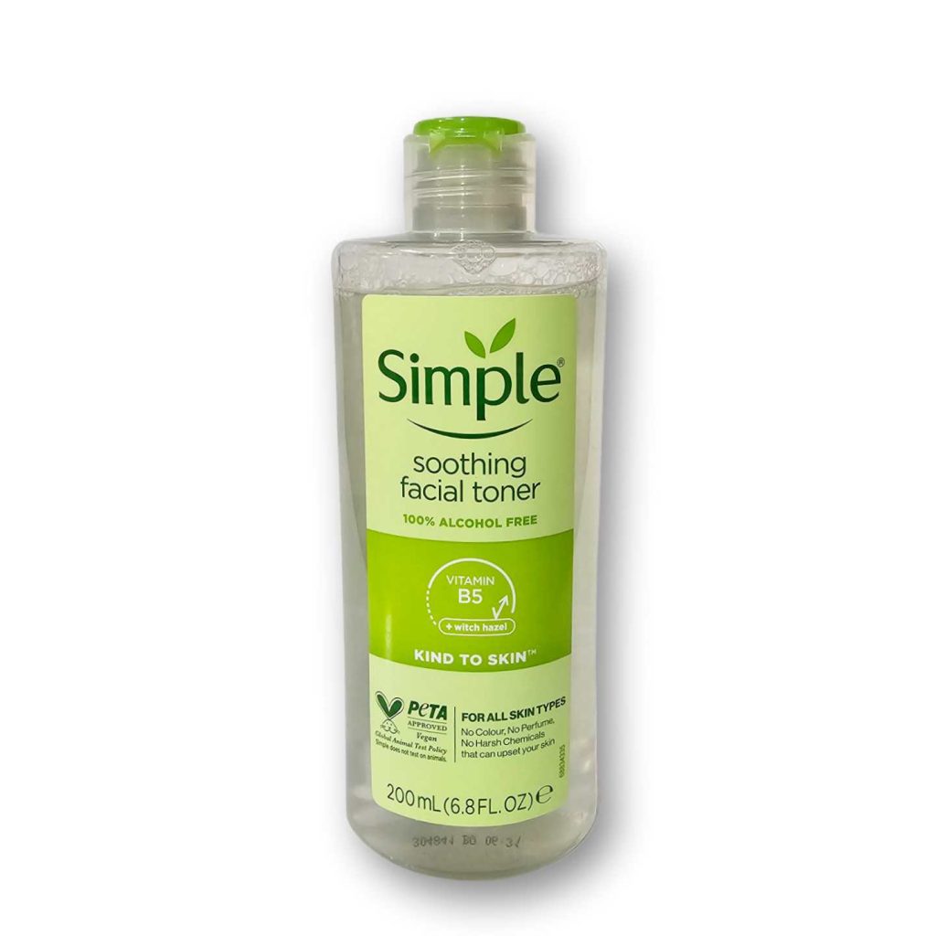 تونر تسکین دهنده سیمپل