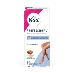 نوار موبر بدن ویت پروفشنال مناسب پوست حساس 20 عدد