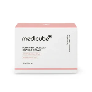 کرم کپسولی کلاژن صورتی PDRN مدی کیوب 55 گرم